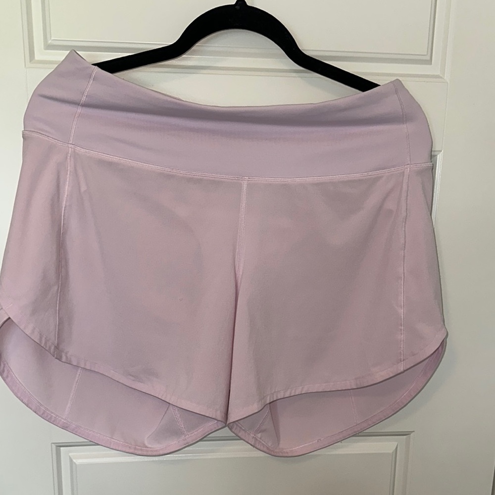 Lululemon Athletica Pink Athletic Shorts Moisture-Wicking